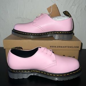Dr. Marten 1461 Iced Pale Pink Smooth Leather Oxford Shoes Women Sz 9 Men Sz 8
